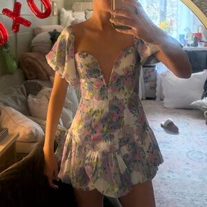 Floral mini dress